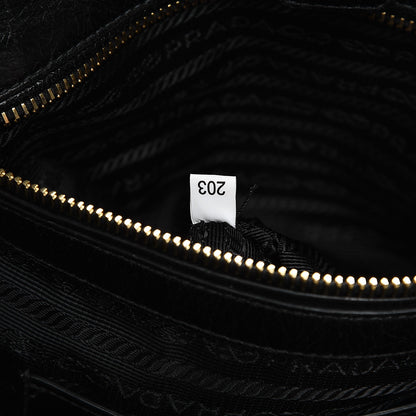 Prada Vitello Shine Tote Nero Black 8 of 12