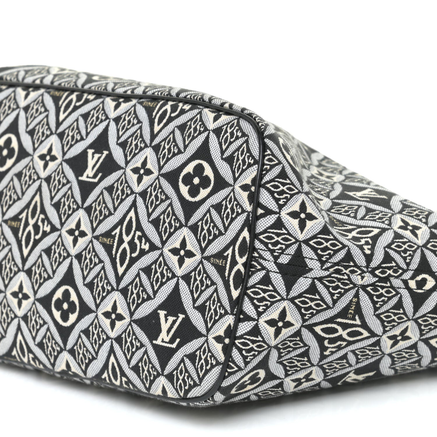 Louis Vuitton Jacquard Since 1854 Neverfull MM Grey 8 of 12