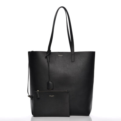 Saint Laurent Calfskin Medium Shopping Tote Black 7 of 9