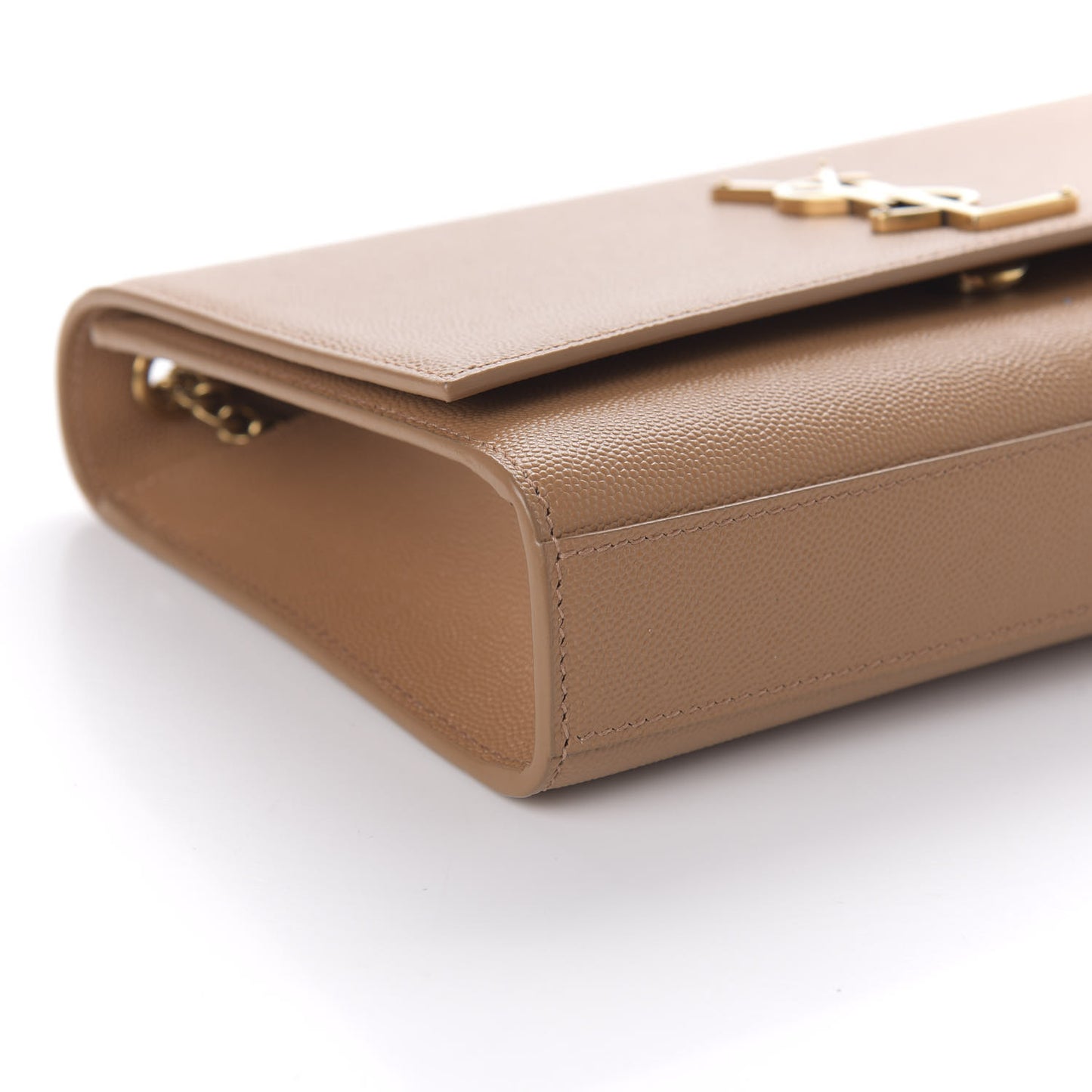 Grain De Poudre Medium Monogram Kate Satchel Dark Beige
