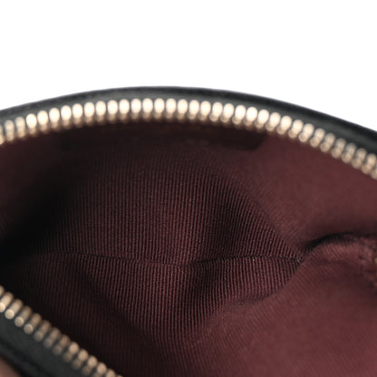 Chanel Caviar Quilted Zip Card Holder Wallet Black 5 of 7