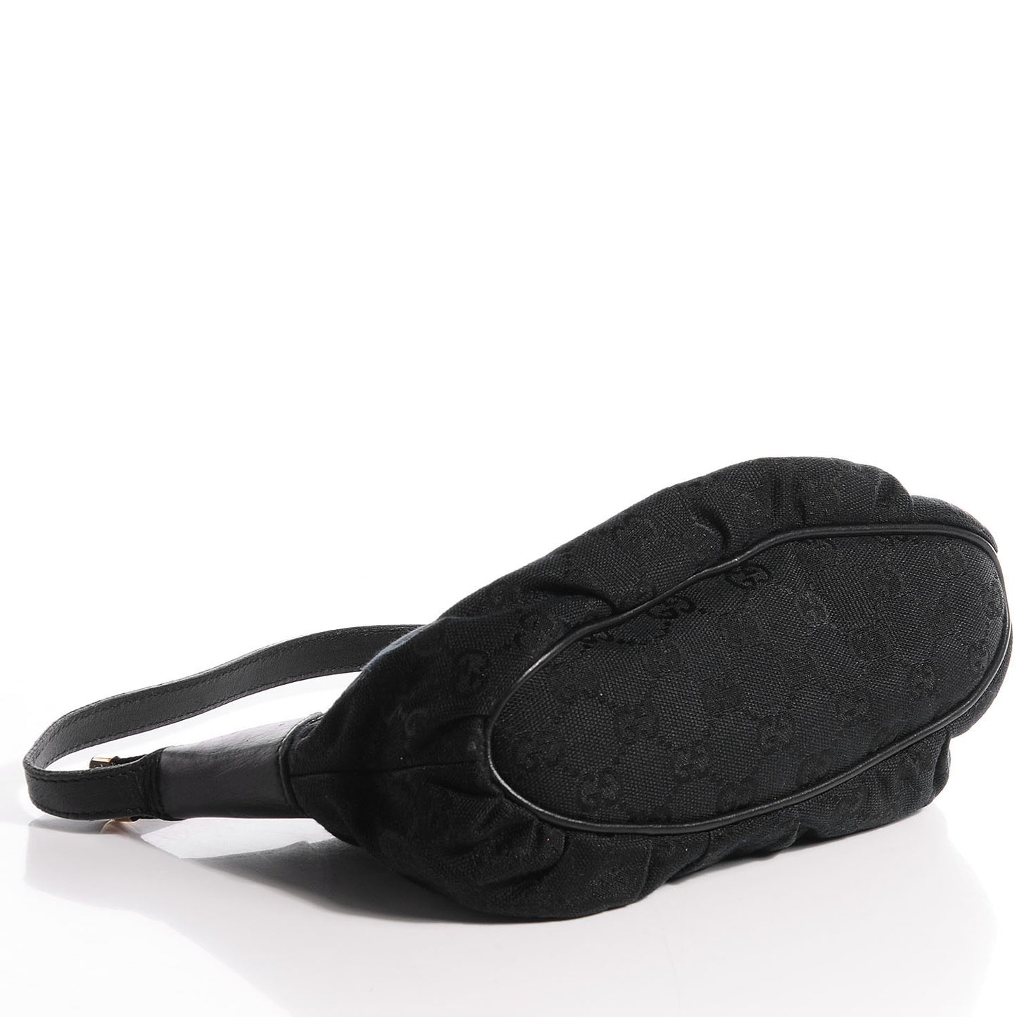 Monogram Strap Cosmetic Case Black