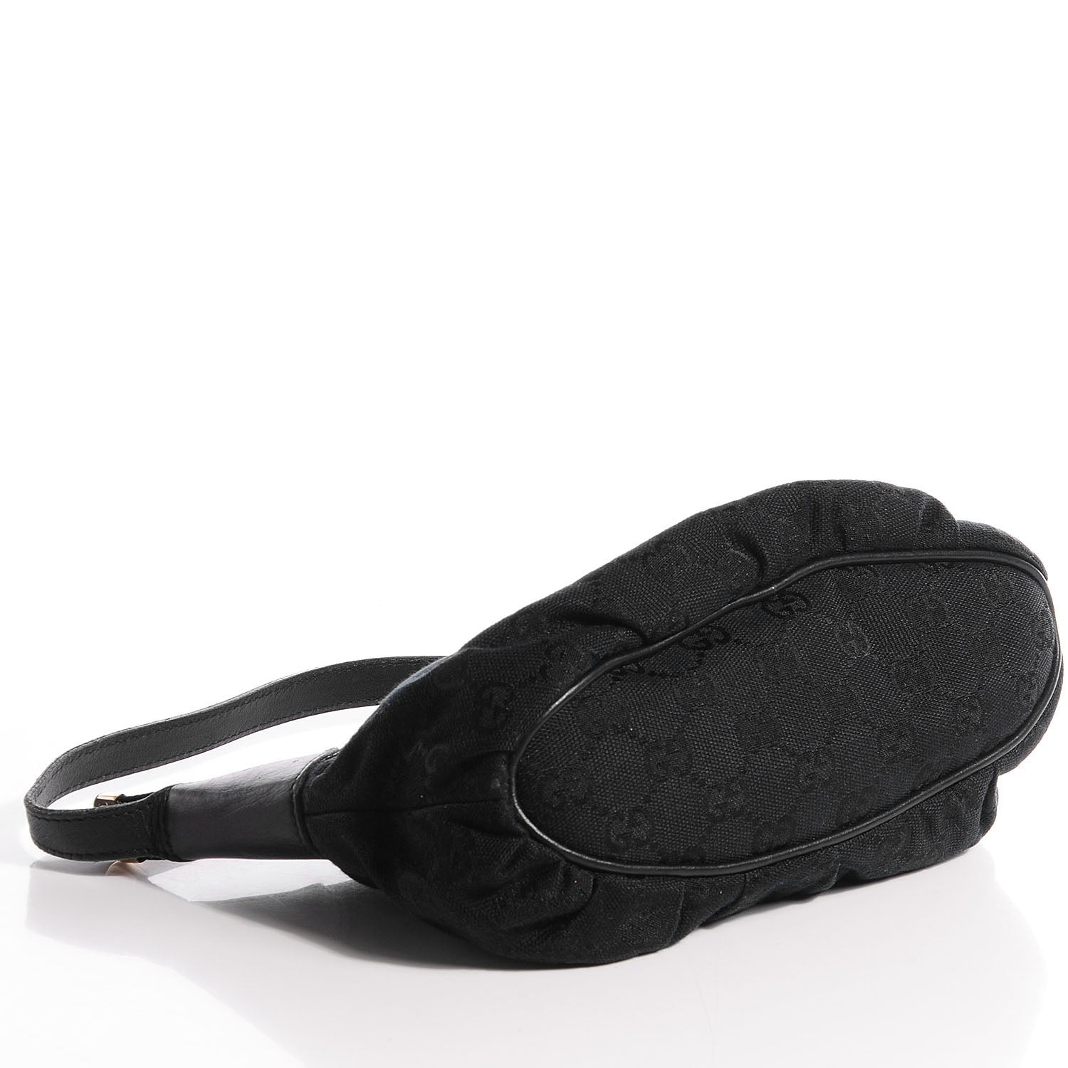 Gucci Monogram Strap Cosmetic Case Black 4 of 7