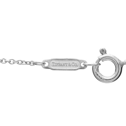 Tiffany Sterling Silver Medium Atlas Open Pendant Necklace 5 of 6