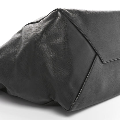 Celine Soft Grained Calfskin Small Belt Cabas Phantom Black 8 of 9