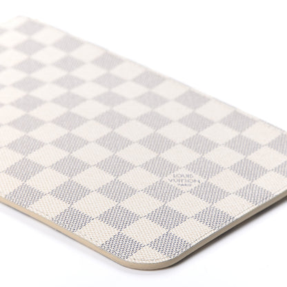 Louis Vuitton Damier Azur Neverfull MM GM Pochette Rose Ballerine 6 of 8