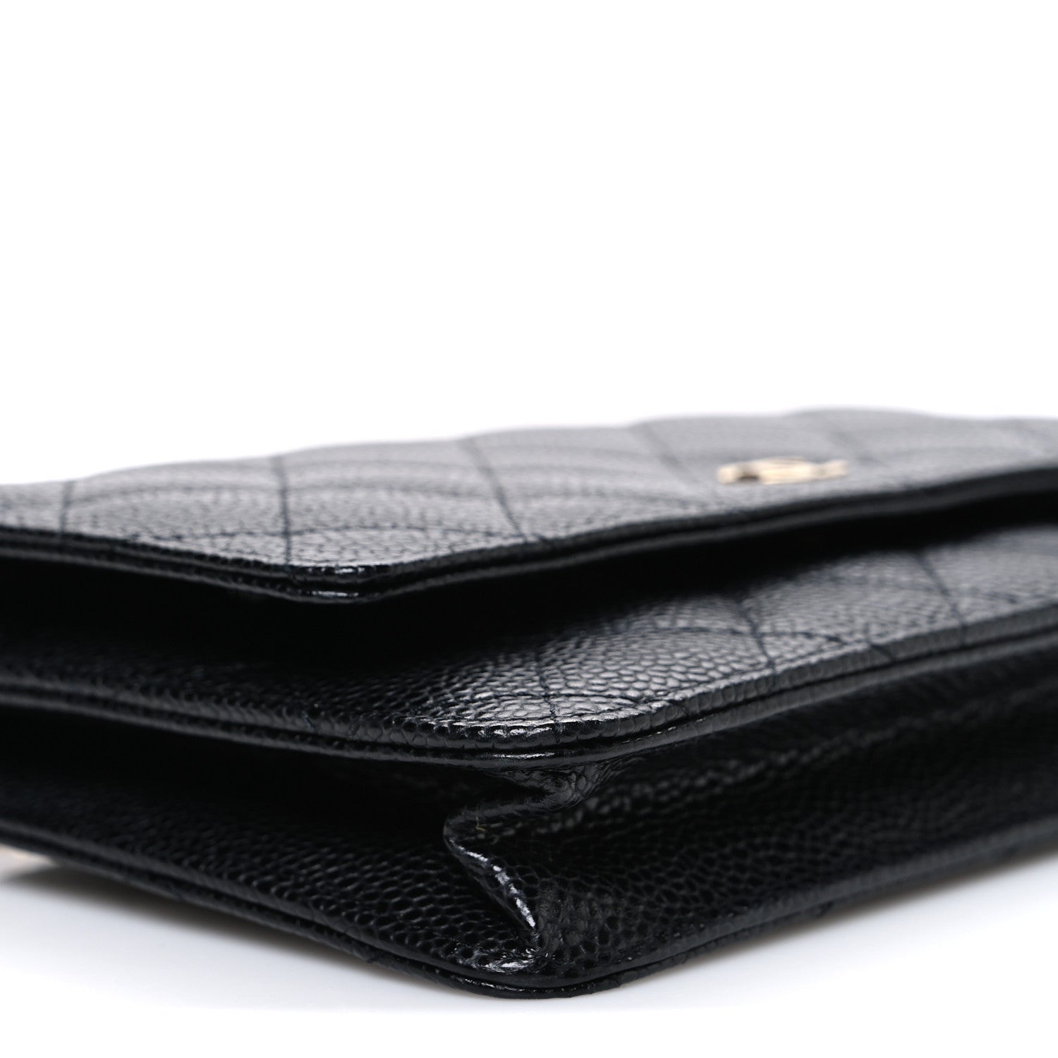 Chanel Caviar Quilted Wallet on Chain WOC Black 10 of 11