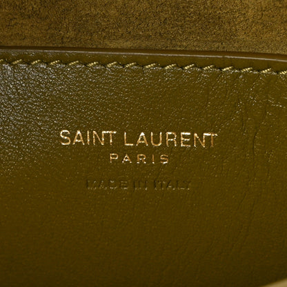 Saint Laurent Smooth Calfskin Le 5 A 7 Hobo Pistache 6 of 10