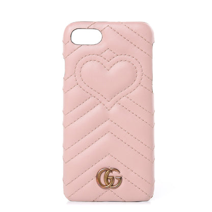 Gucci Calfskin Matelasse Marmont iPhone 7 Case Pink 1 of 7
