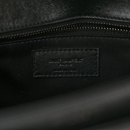 Saint Laurent Lambskin Quilted Mini Becky Chain Bag Black 5 of 9