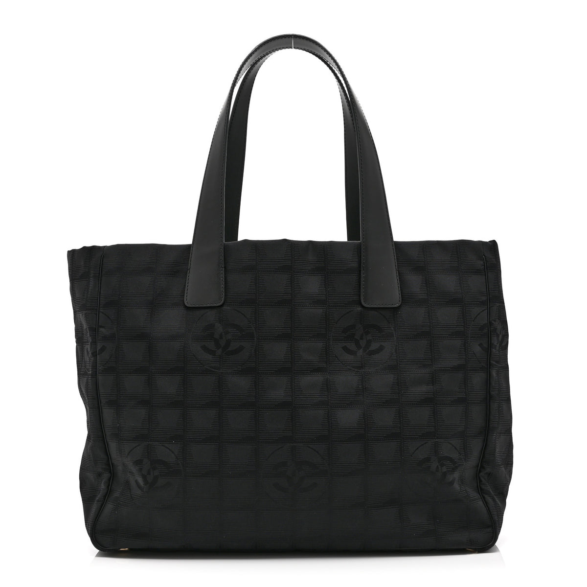 Chanel Nylon Medium Travel Tote Black 1 of 10