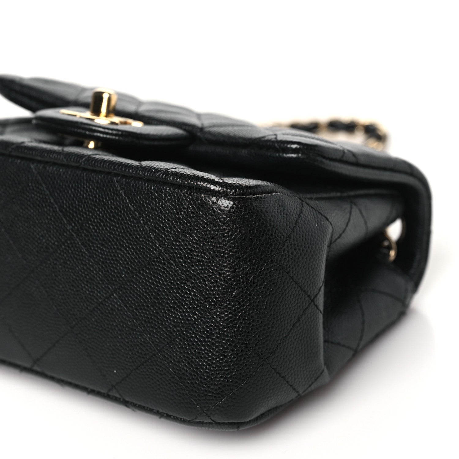 Chanel Caviar Quilted Mini Square Flap Black 10 of 10