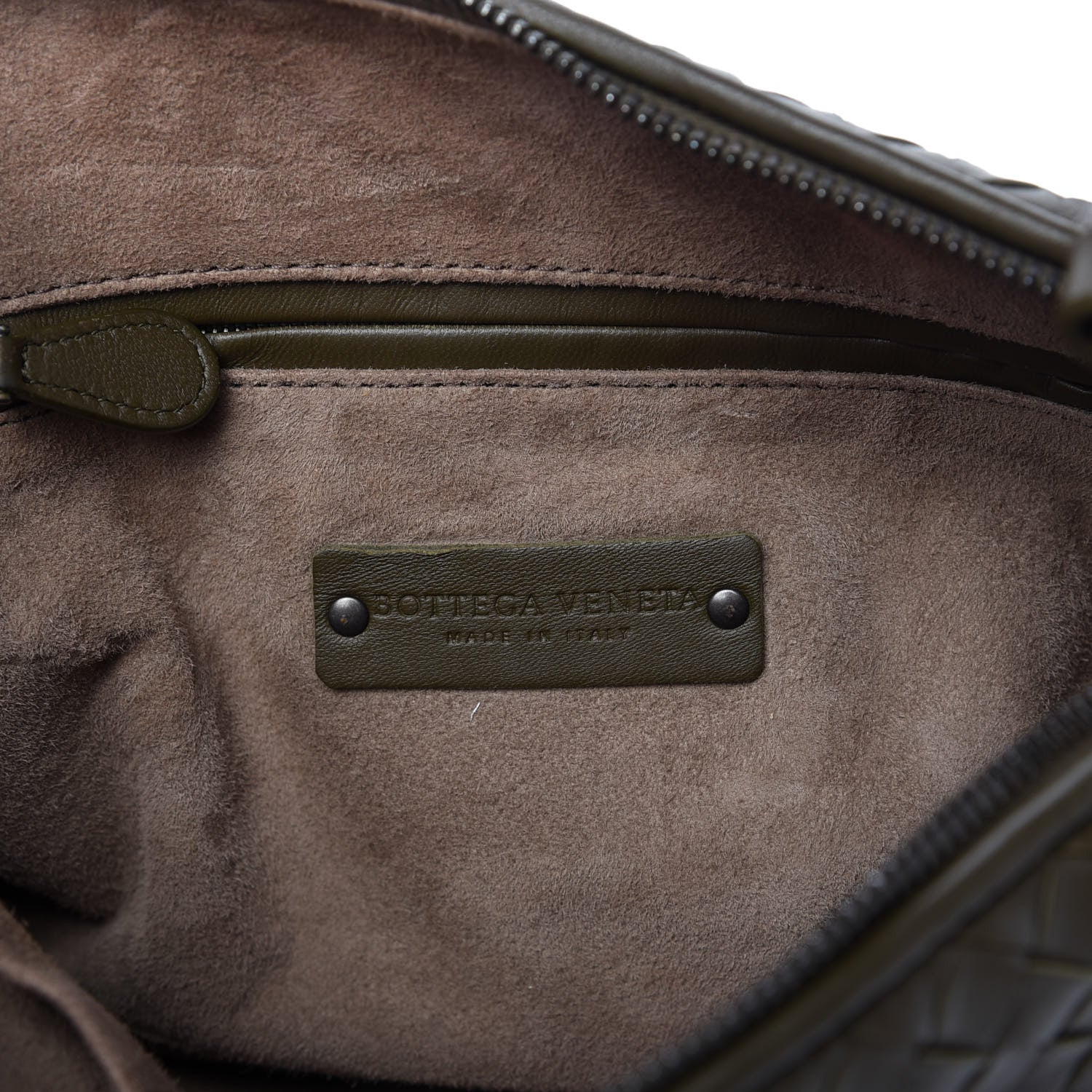 Bottega Veneta Nappa Intrecciato Nodini Bag Khaki 8 of 9