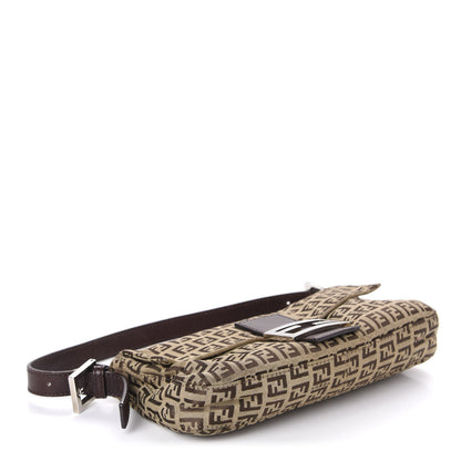 Fendi Zucchino Baguette Dark Brown 4 of 12
