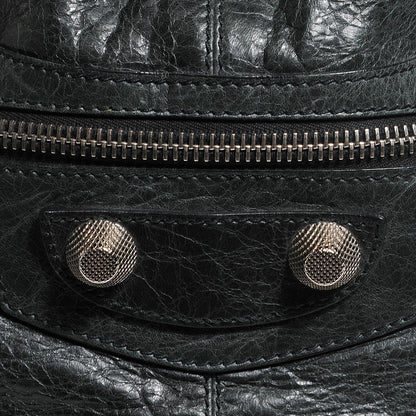 Balenciaga Agneau Giant 21 Silver Hardware Pompon Black 8 of 12