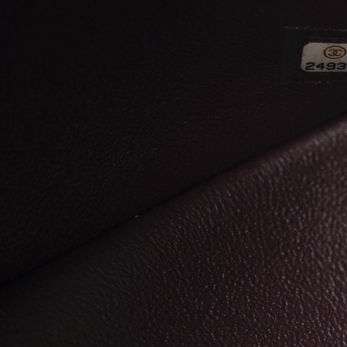 Lambskin Quilted Jumbo Double Flap Black
