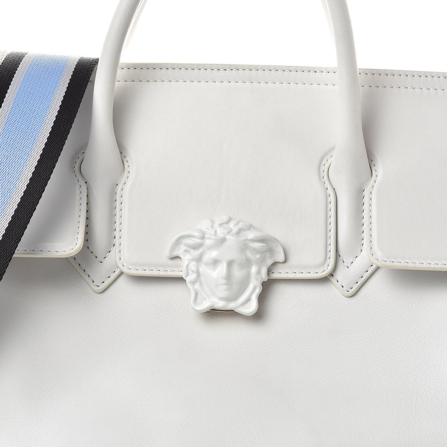 Calfskin Large Palazzo Empire Bag White