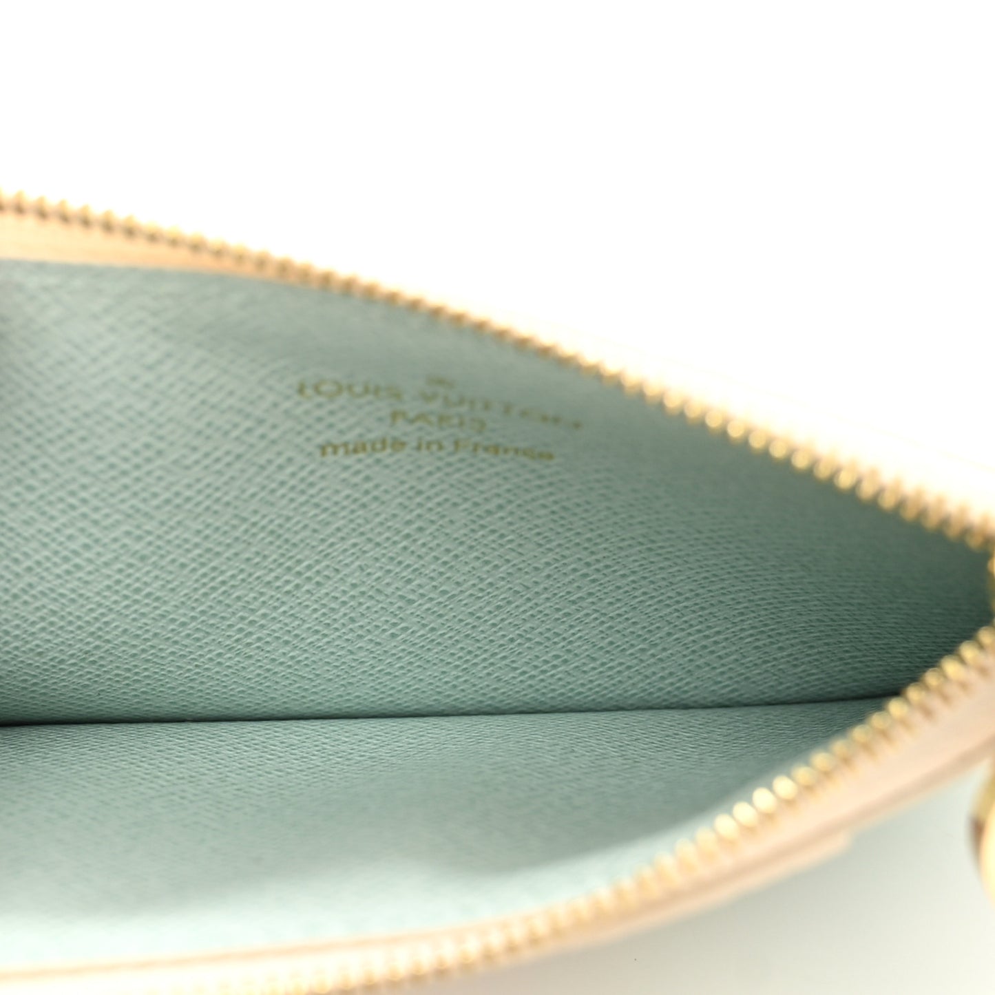 Damierlicious Zipped Romy Card Holder Pistachio Green