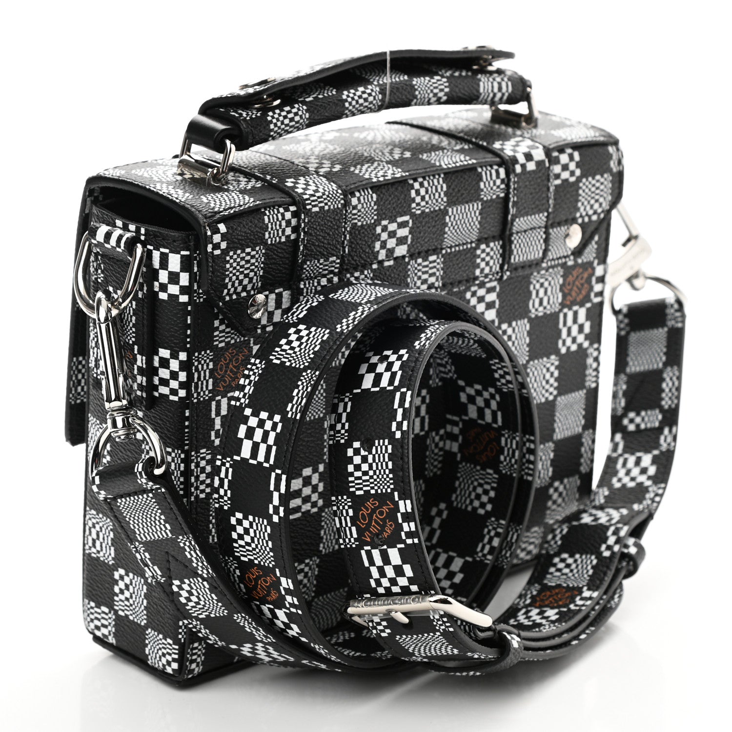 Louis Vuitton Damier Distorted Flap Soft Trunk Messenger 3 of 10