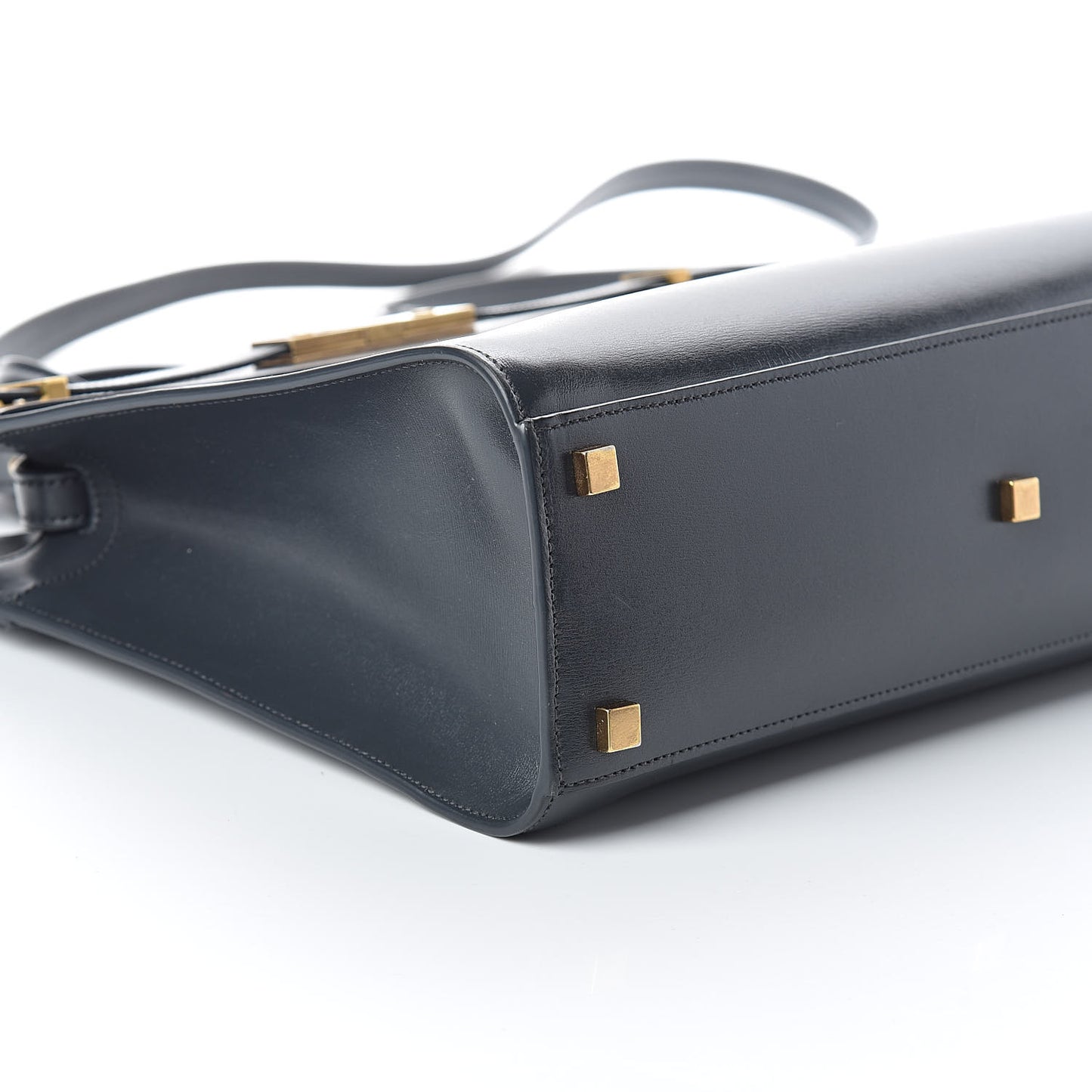 Calfskin Small Manhattan Shopper Tote Smog