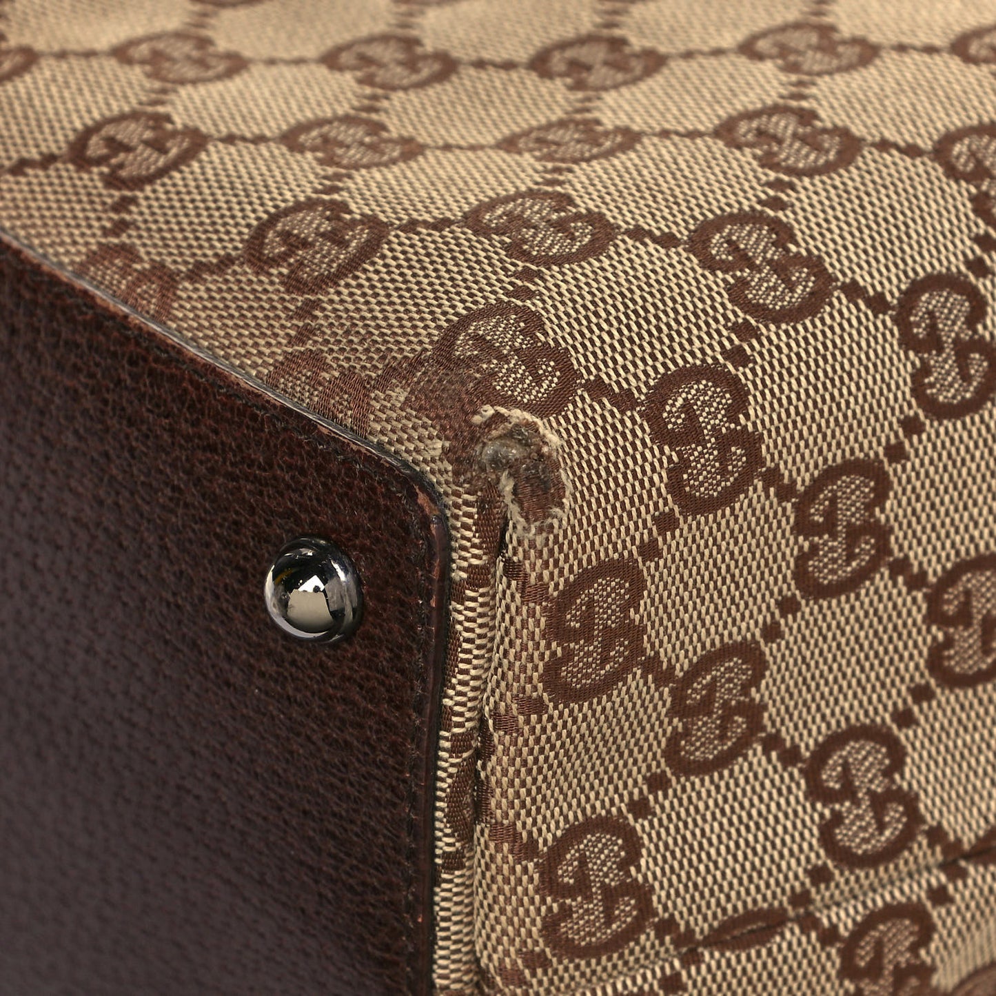 Monogram Large Eclipse Tote Brown