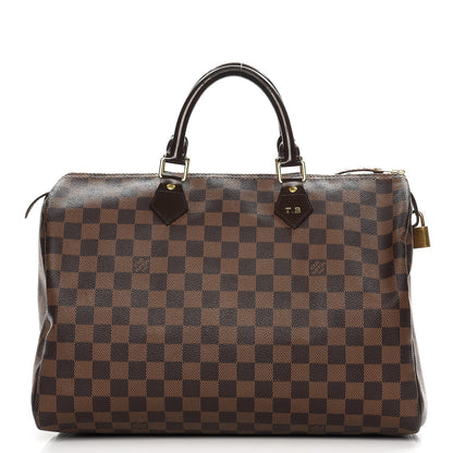 Louis Vuitton Damier Ebene Speedy 35 1 of 18