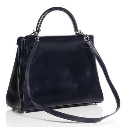 Hermes Box Kelly Retourne 32 Indigo 13 of 28