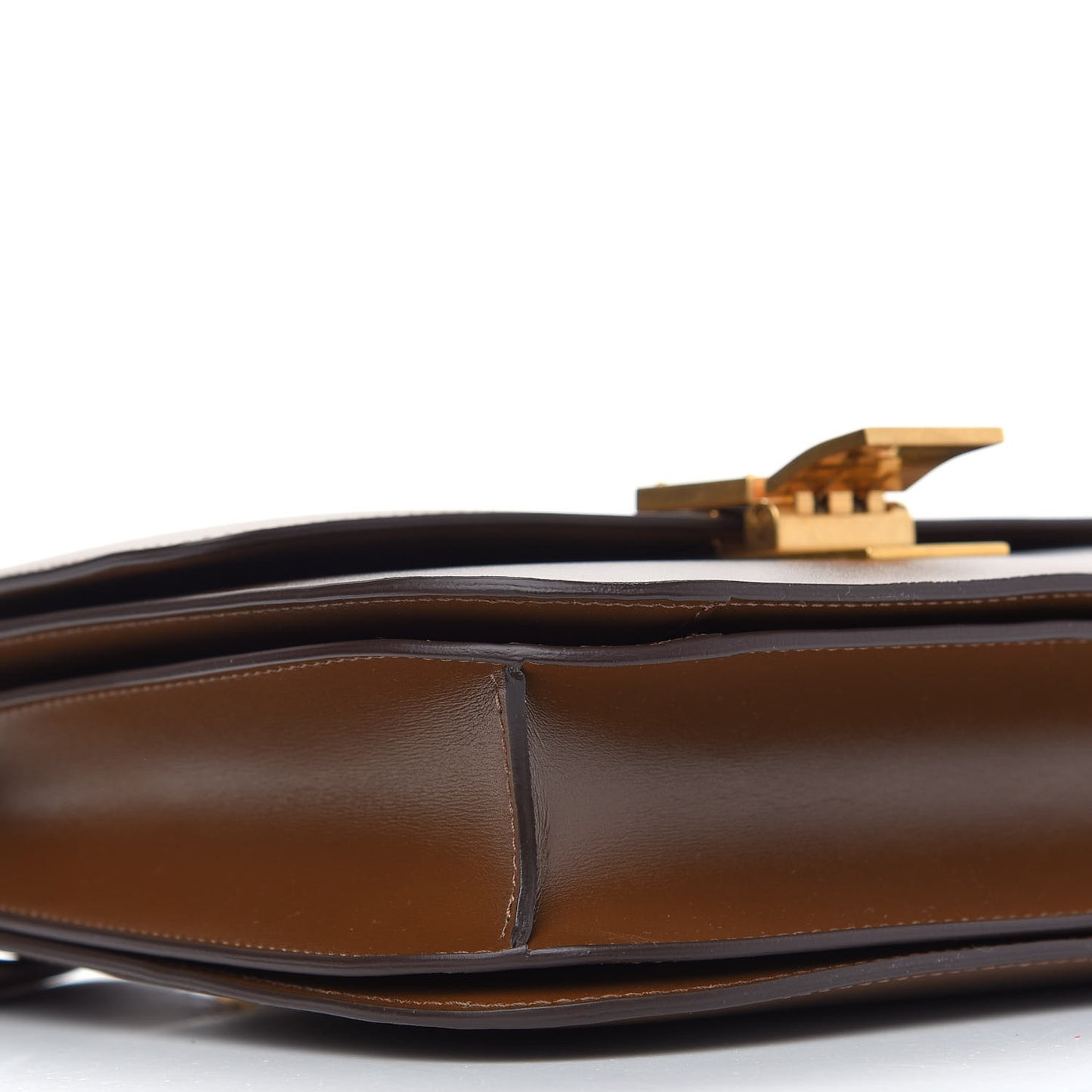 Box Calfskin Medium Classic Box Flap Bag Camel