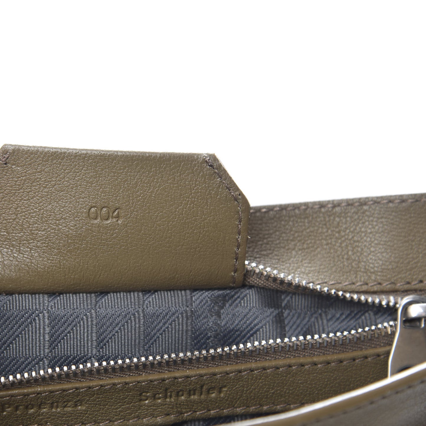 Lambskin Medium PS1 Satchel Dark Olive