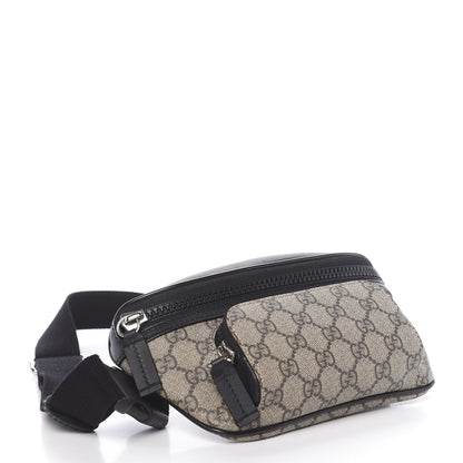 Gucci GG Supreme Monogram Belt Bag Black 4 of 11