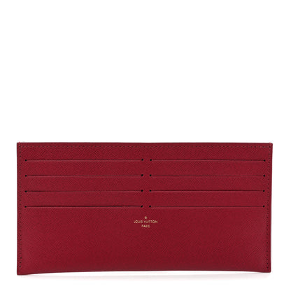 Louis Vuitton Calfskin Felicie Card Holder Insert Fuchsia 1 of 6