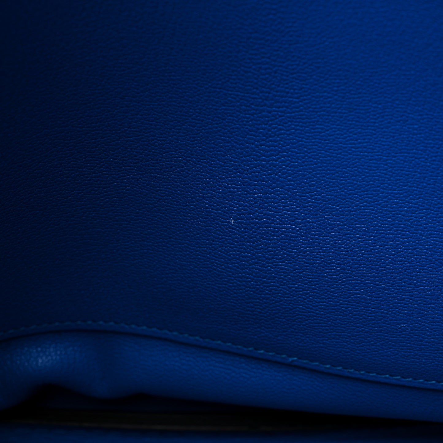 Taurillon Clemence BIRKIN 35 Bleu Hydra