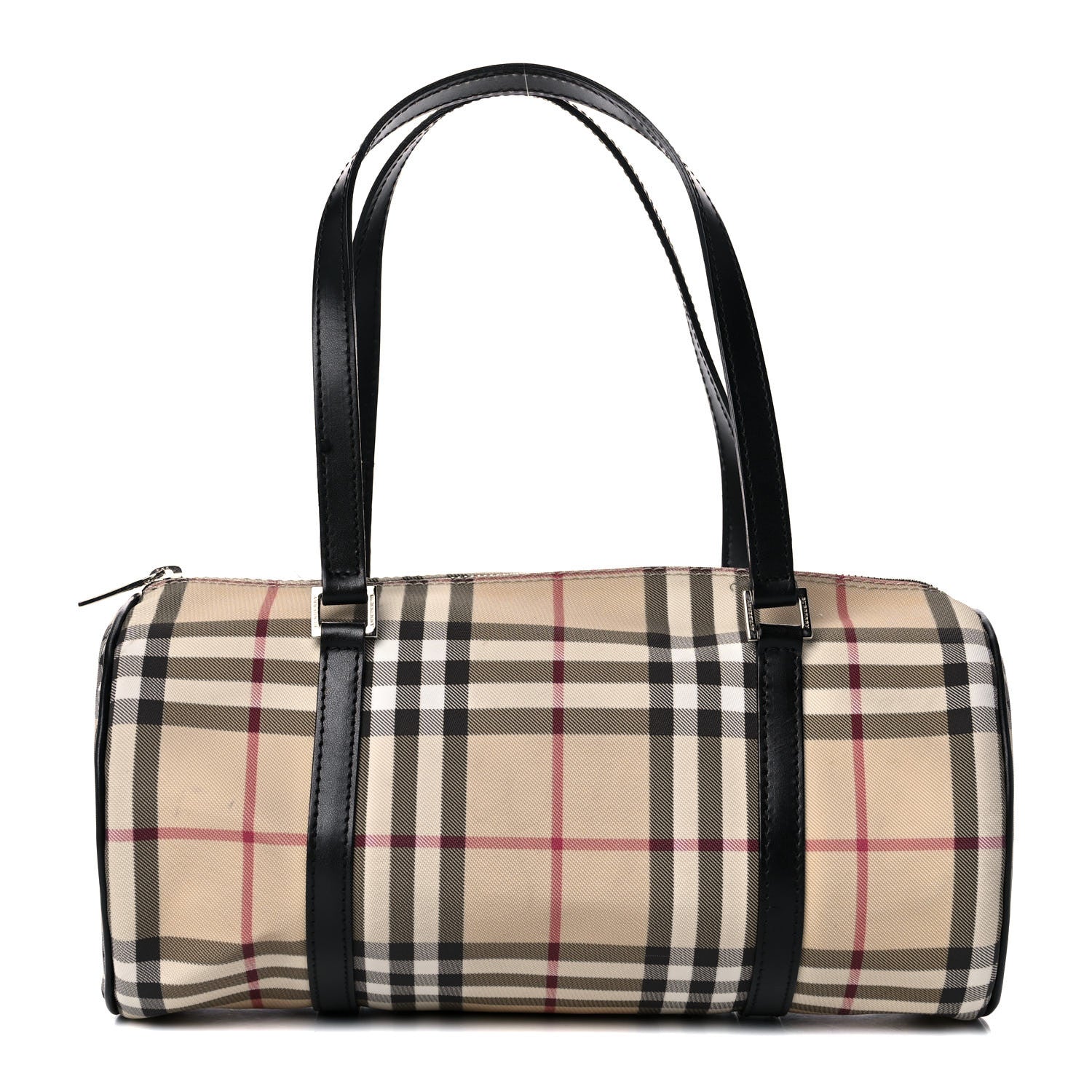 Burberry House Check Barrel Bag Black 1 of 20