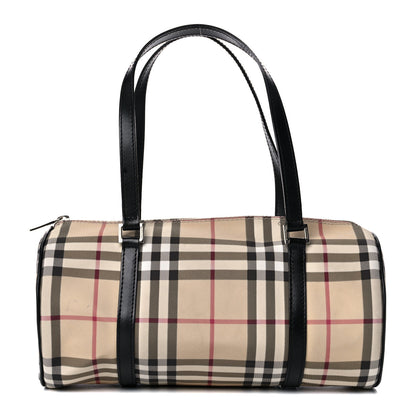 Burberry House Check Barrel Bag Black 1 of 20