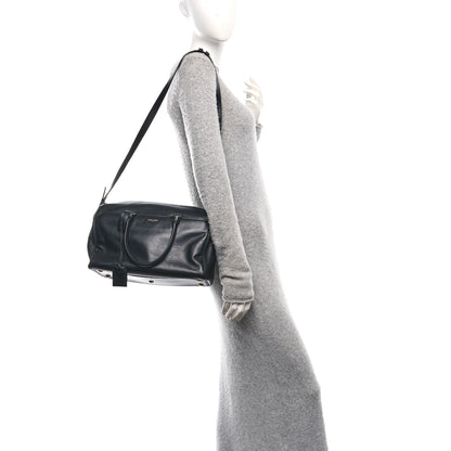 Saint Laurent Calfskin Classic Duffle 6 Black 2 of 10