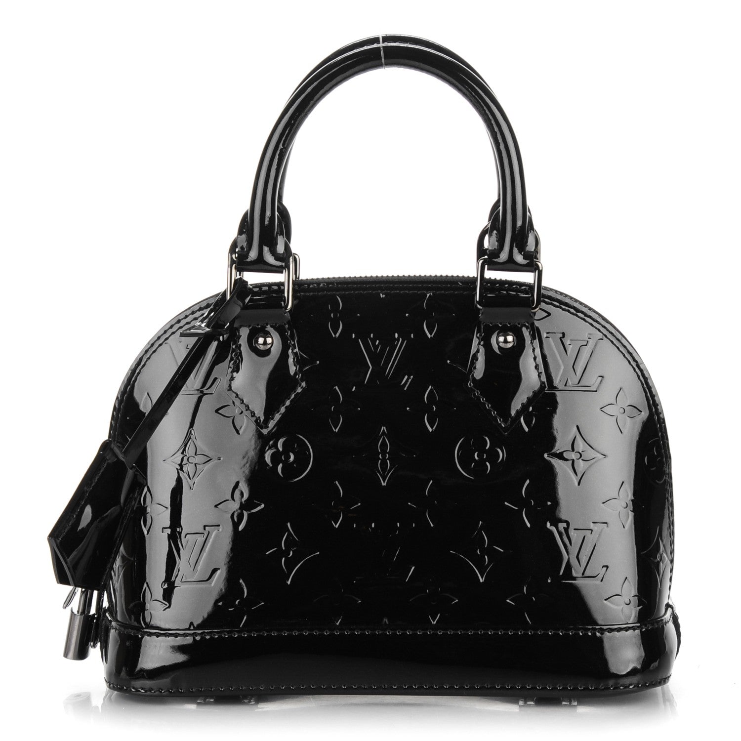 Louis Vuitton Vernis Alma BB Noir Magnetique 1 of 7