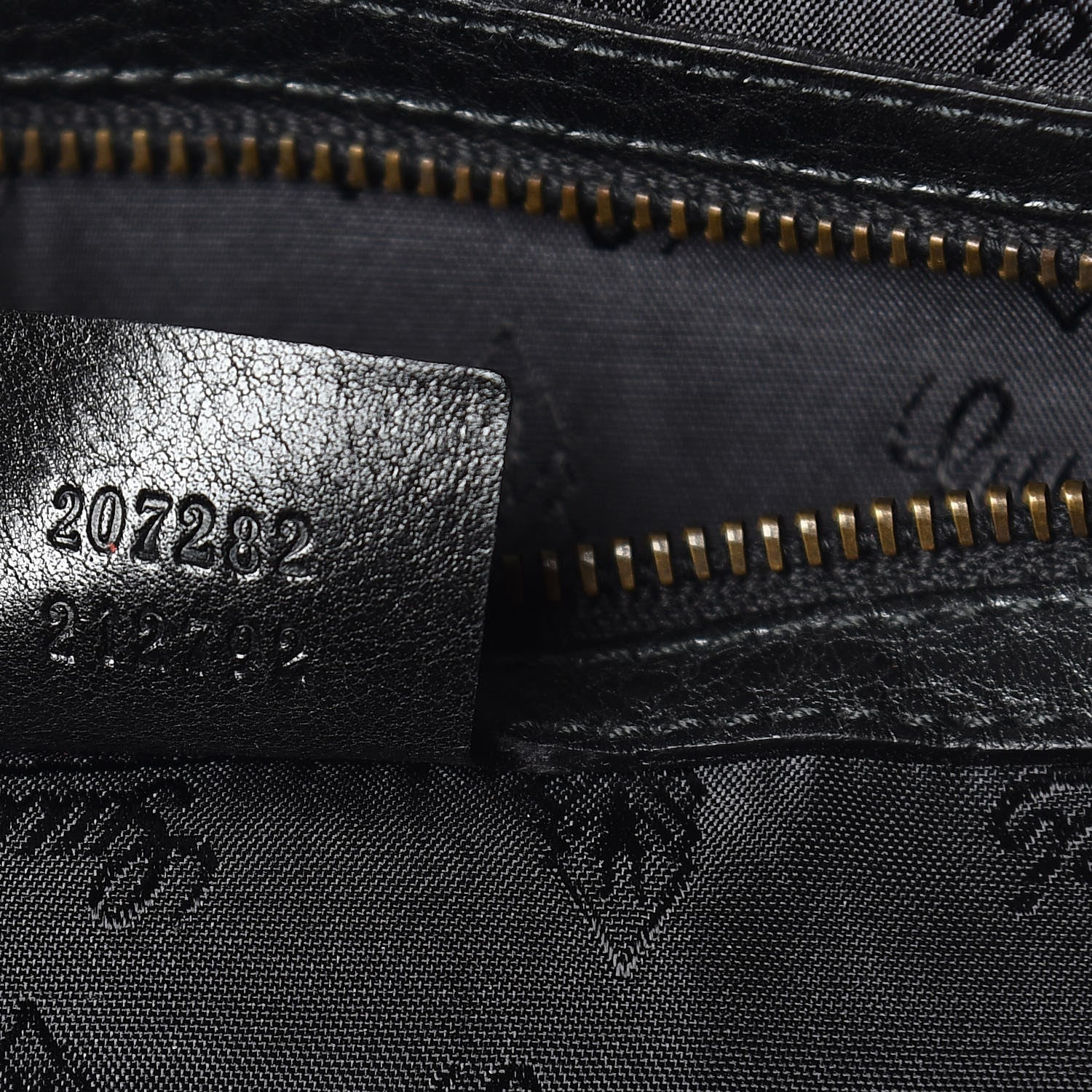 Gucci Calfskin Large Babouska Tote Black 7 of 10