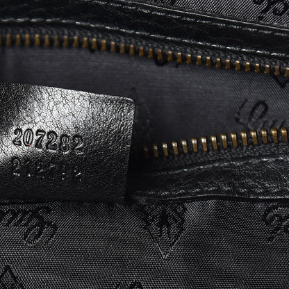 Gucci Calfskin Large Babouska Tote Black 7 of 10