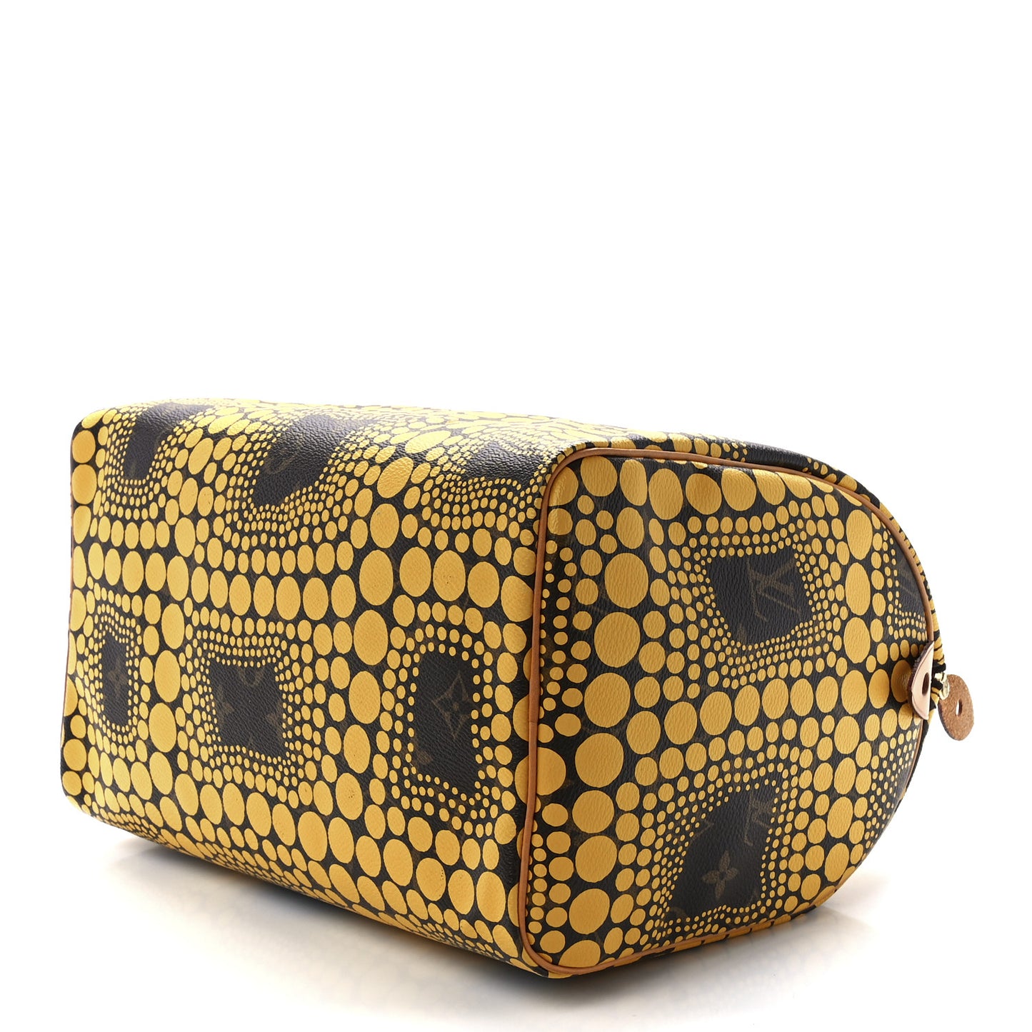 Monogram Kusama Town Speedy 30 Yellow