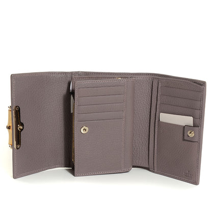Gucci Calfskin Bamboo Medium Wallet Mauve 13 of 14