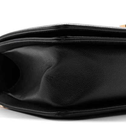 Chanel Caviar Quilted Medium Boy Flap Black 9 of 11