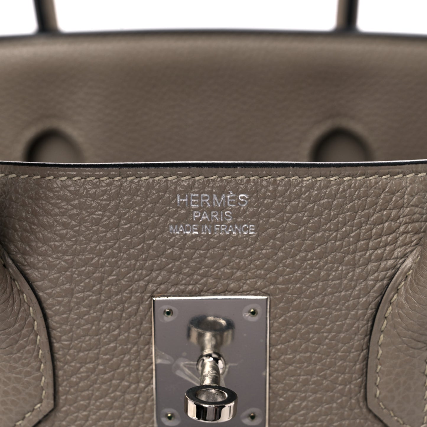 Togo Birkin 35 Gris Tourterelle