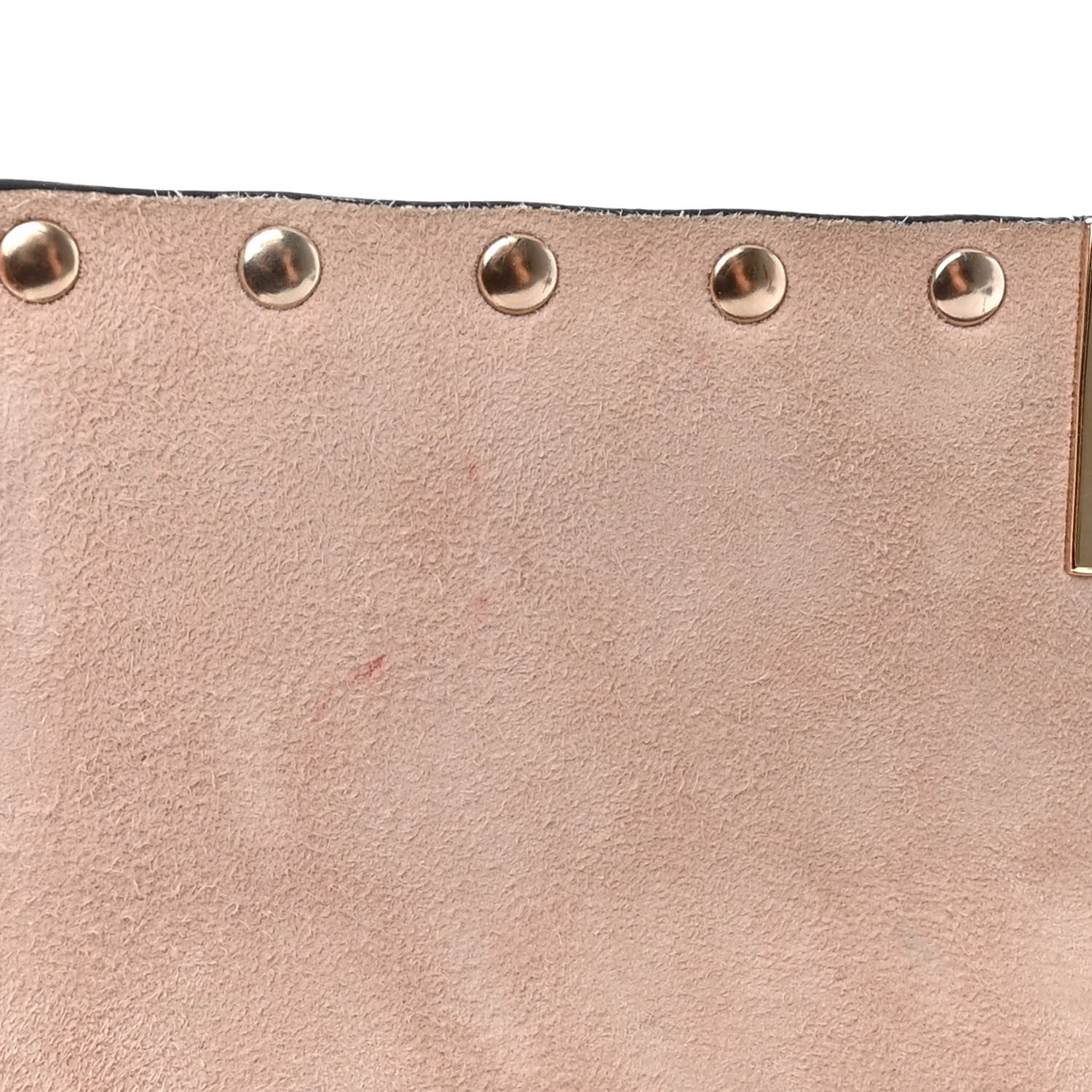 Valentino Garavani Craquele Nappa Medium Rockstud Spike Shoulder Bag Water Rose 14 of 18