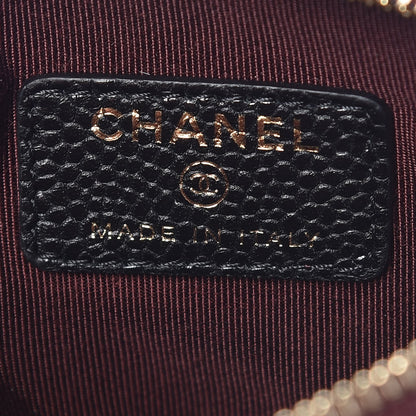 Chanel Caviar Quilted Small Cosmetic Case Black 6 of 8