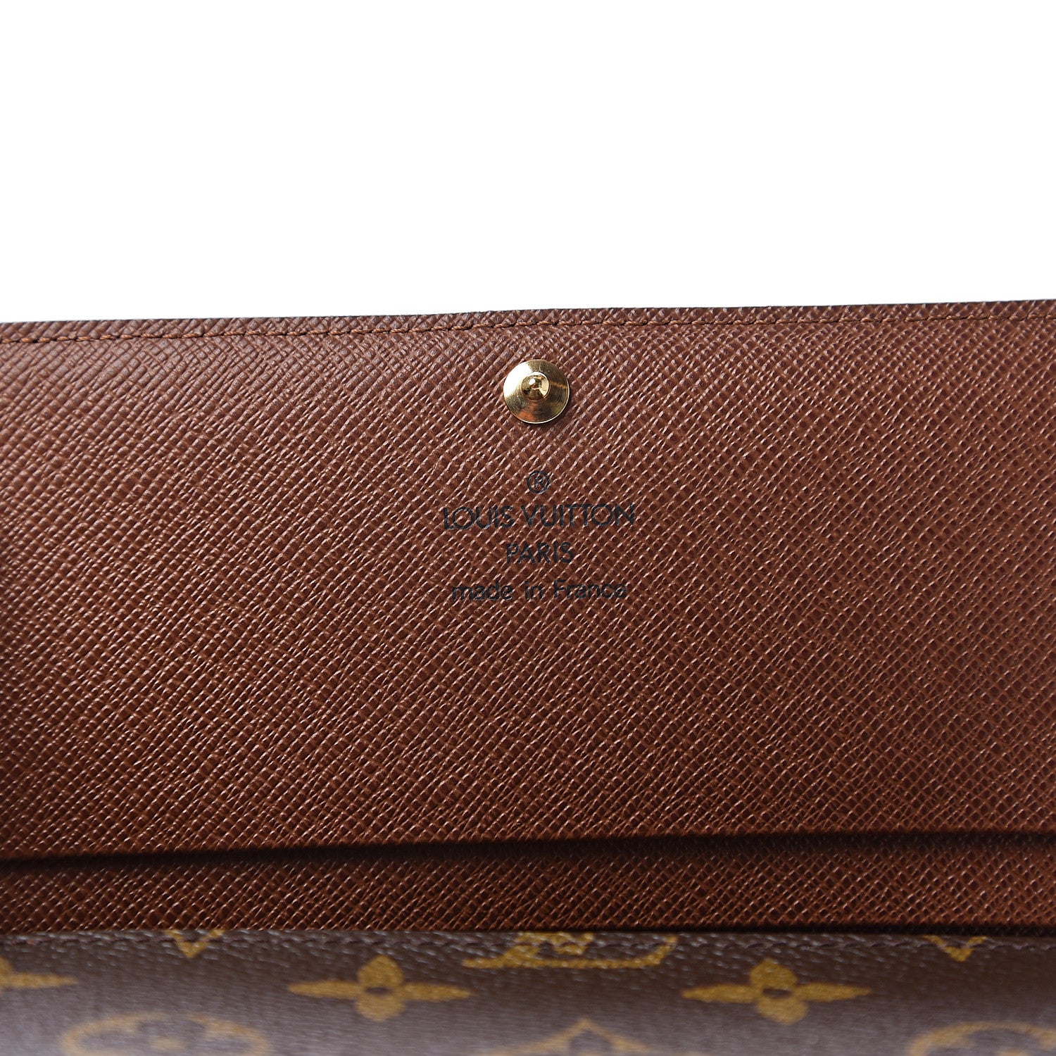 Louis Vuitton Monogram Porte-Monnaie Tresor Wallet 5 of 5