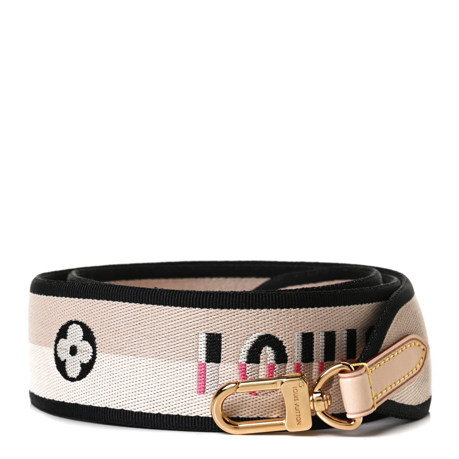 Louis Vuitton Jacquard Speedy Bandouliere 20 Shoulder Strap Black 1 of 6