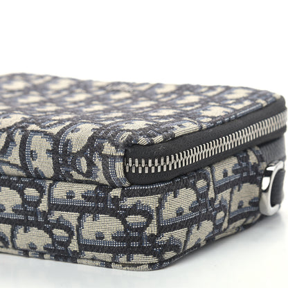 Christian Dior Oblique Pouch Navy Blue 10 of 10