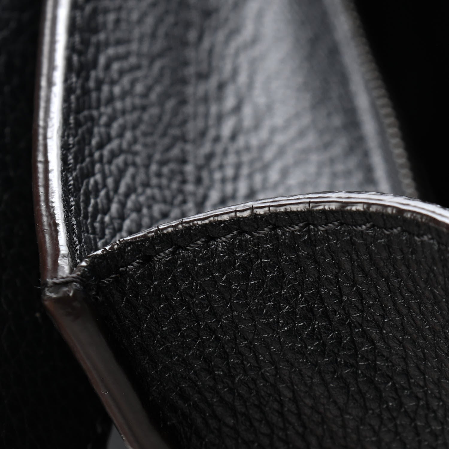 Celine Drummed Calfskin Mini Luggage Black 9 of 12