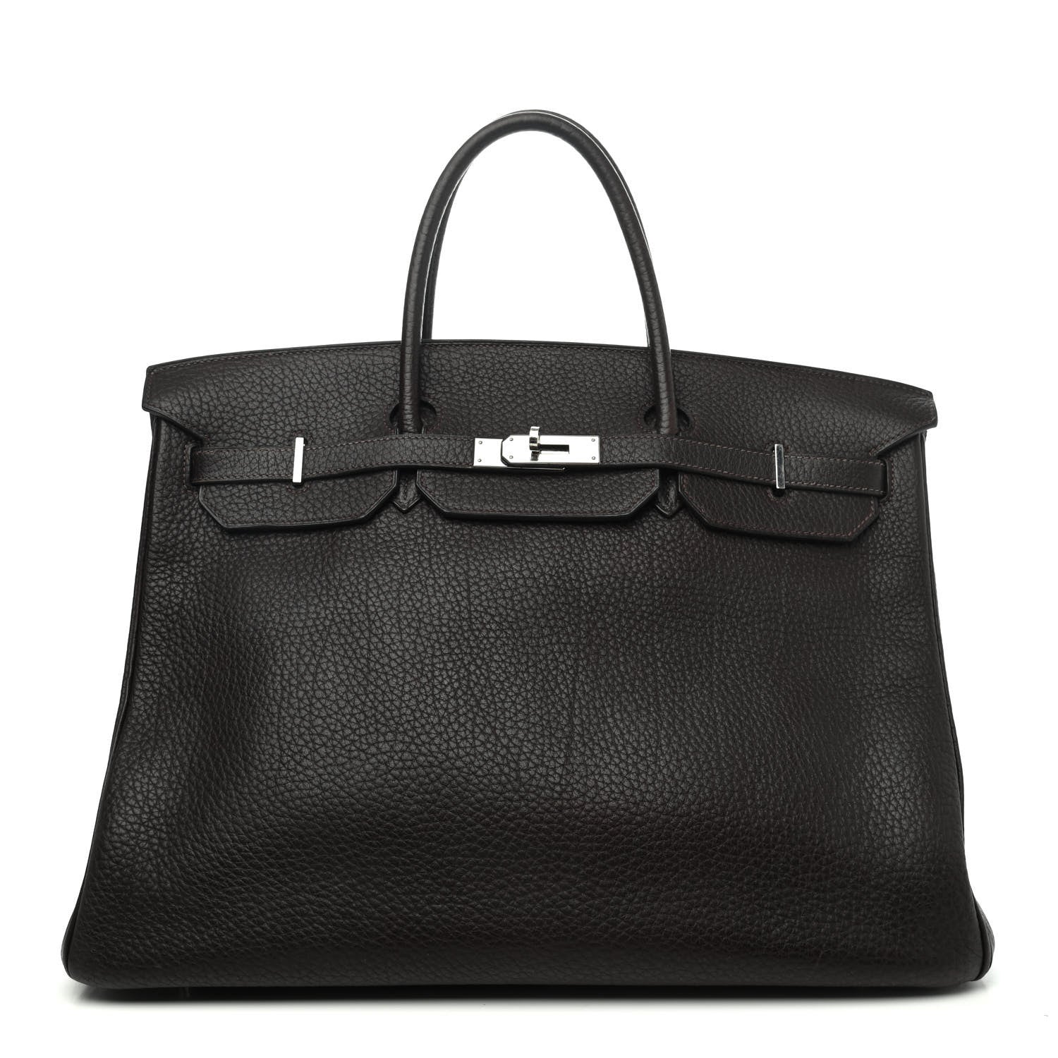 Hermes Togo Birkin 40 Chocolate 1 of 9