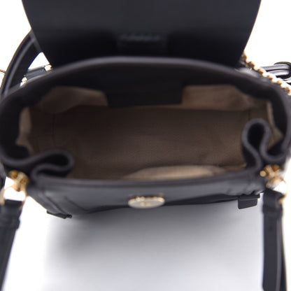 Chloe Suede Calfskin Mini Faye Backpack Black 4 of 9